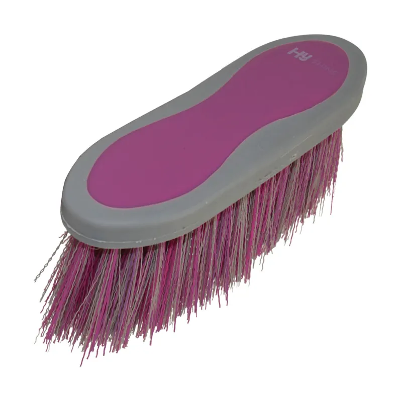 Hy Sport Active Long Bristle Dandy Brush - Burgundy